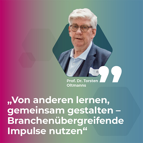 Titelbild des Kongressberichts zu Von anderen lernen, gemeinsam gestalten – Branchenübergreifende Impulse nutzen