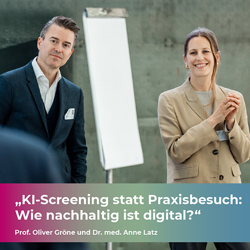 Titelbild des Kongressberichts zu KI-Screening statt Praxisbesuch: Wie nachhaltig ist digital?